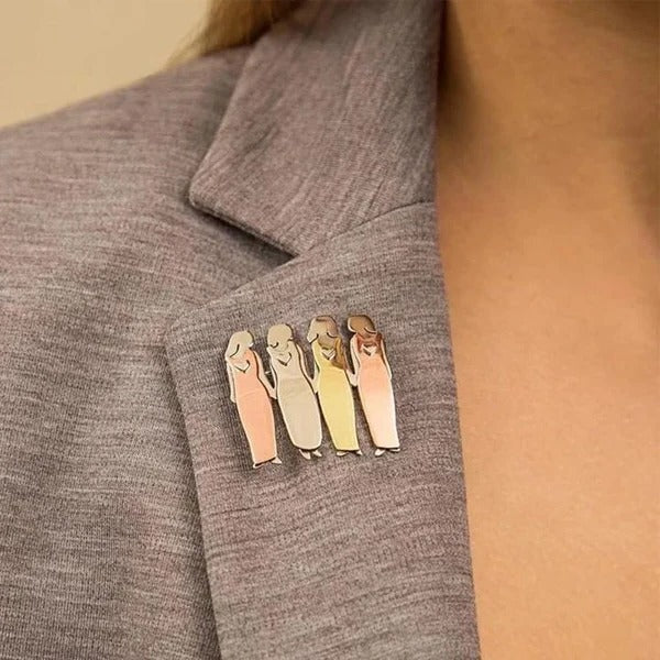 Sisterhood Connection Artisan Brooch