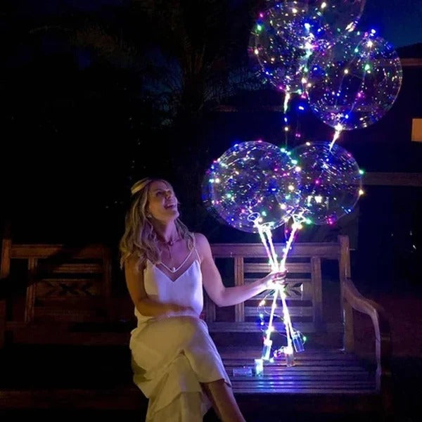 Reusable LED Glow Balloons for Celebrations
