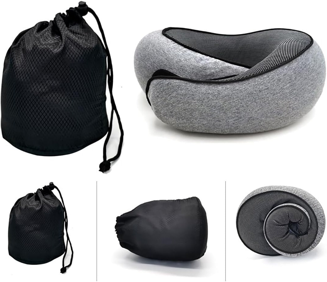 ComfortWave Travel Neck Pillow - Portable, Ergonomic Support