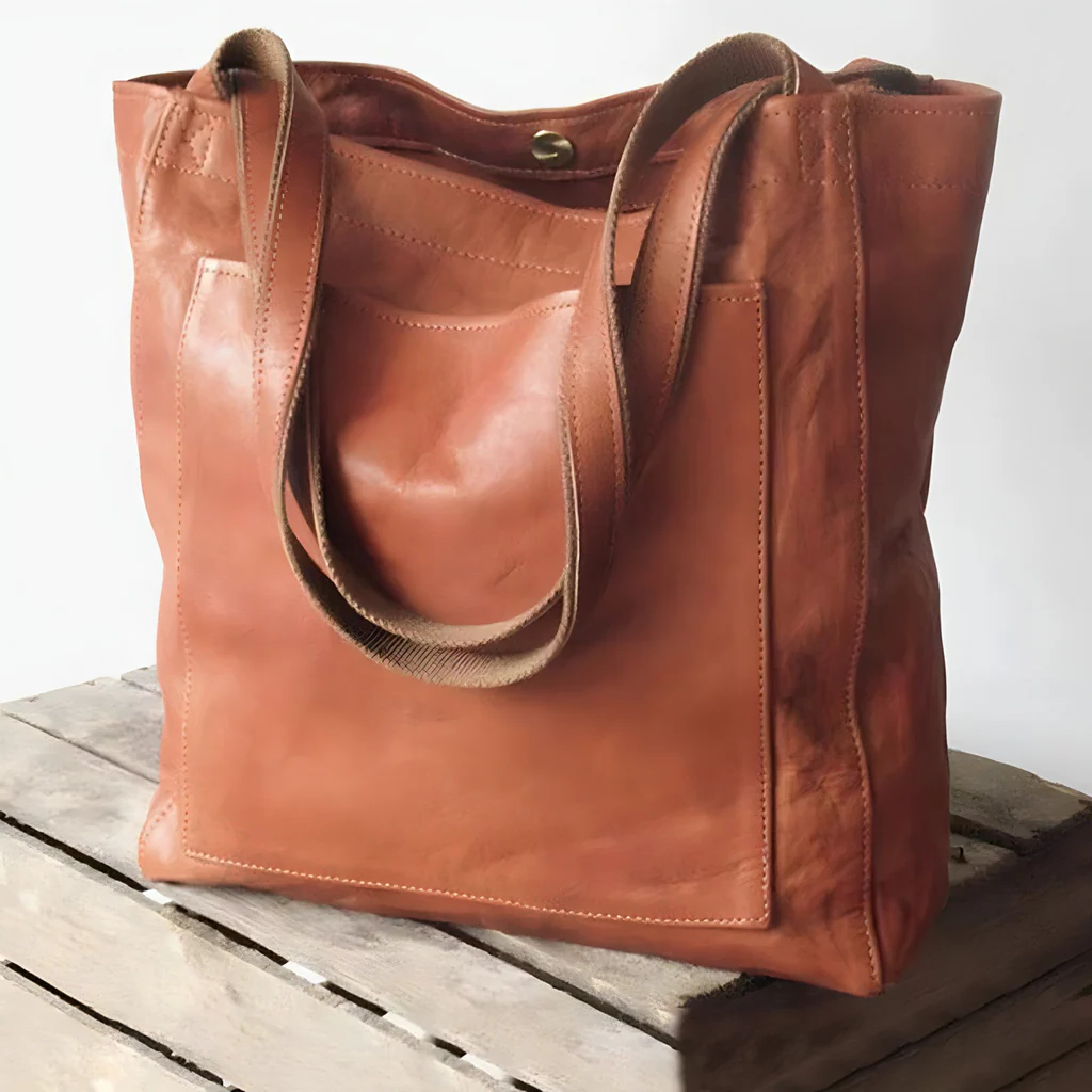 Chic Women's Premium Faux Leather Satchel