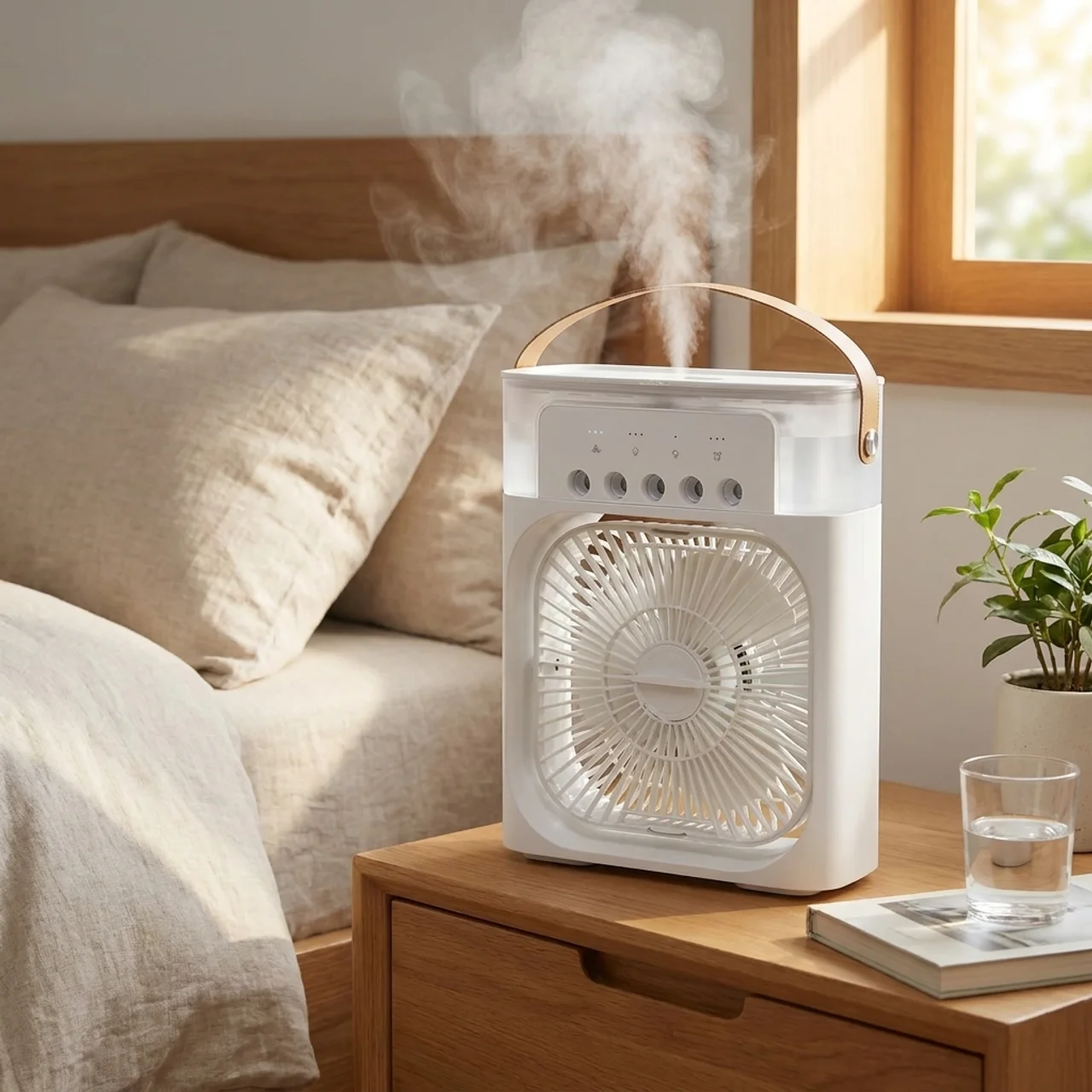 Compact 3-in-1 Personal Cooling System with USB Power