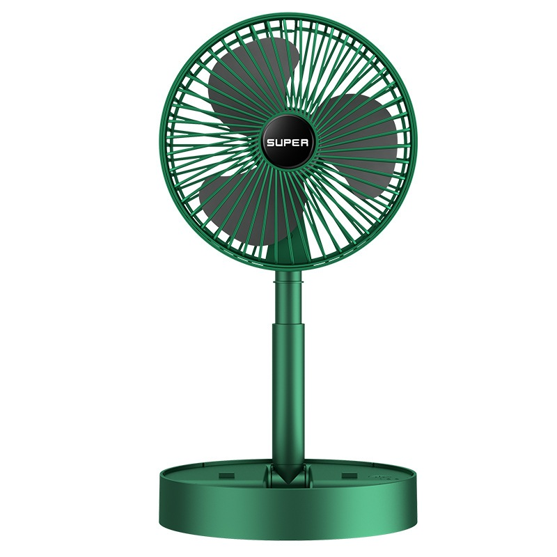 Compact Rechargeable Fan with 4 Speed Settings
