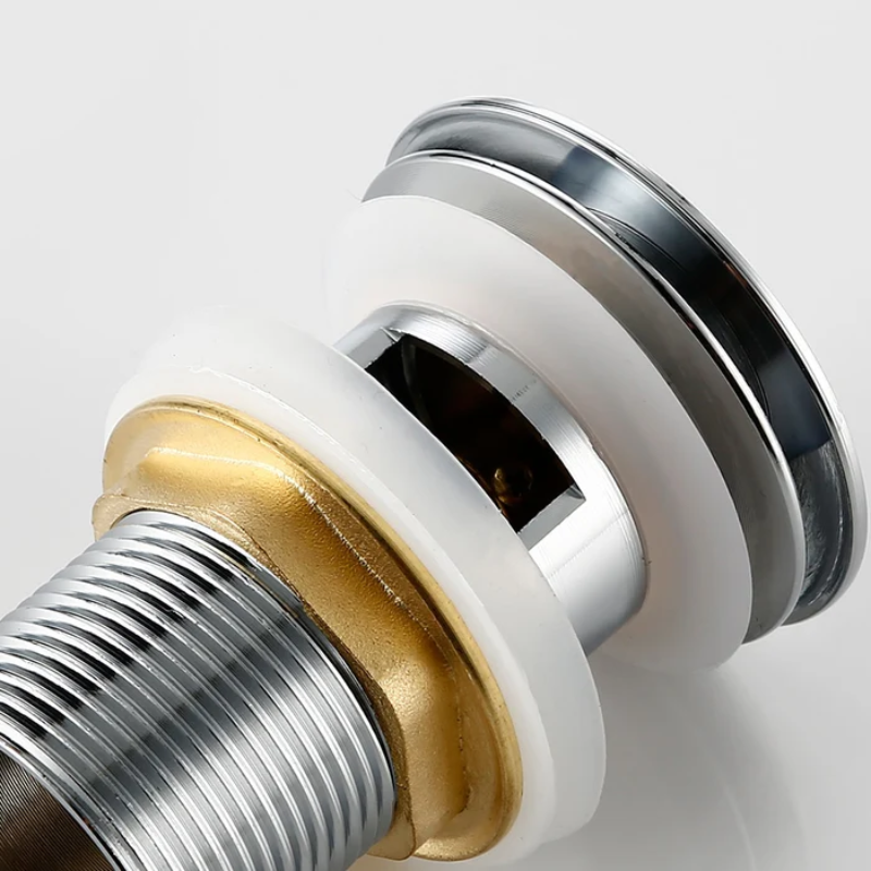Versatile Pop-Up Drain Stopper for Bathroom Sinks