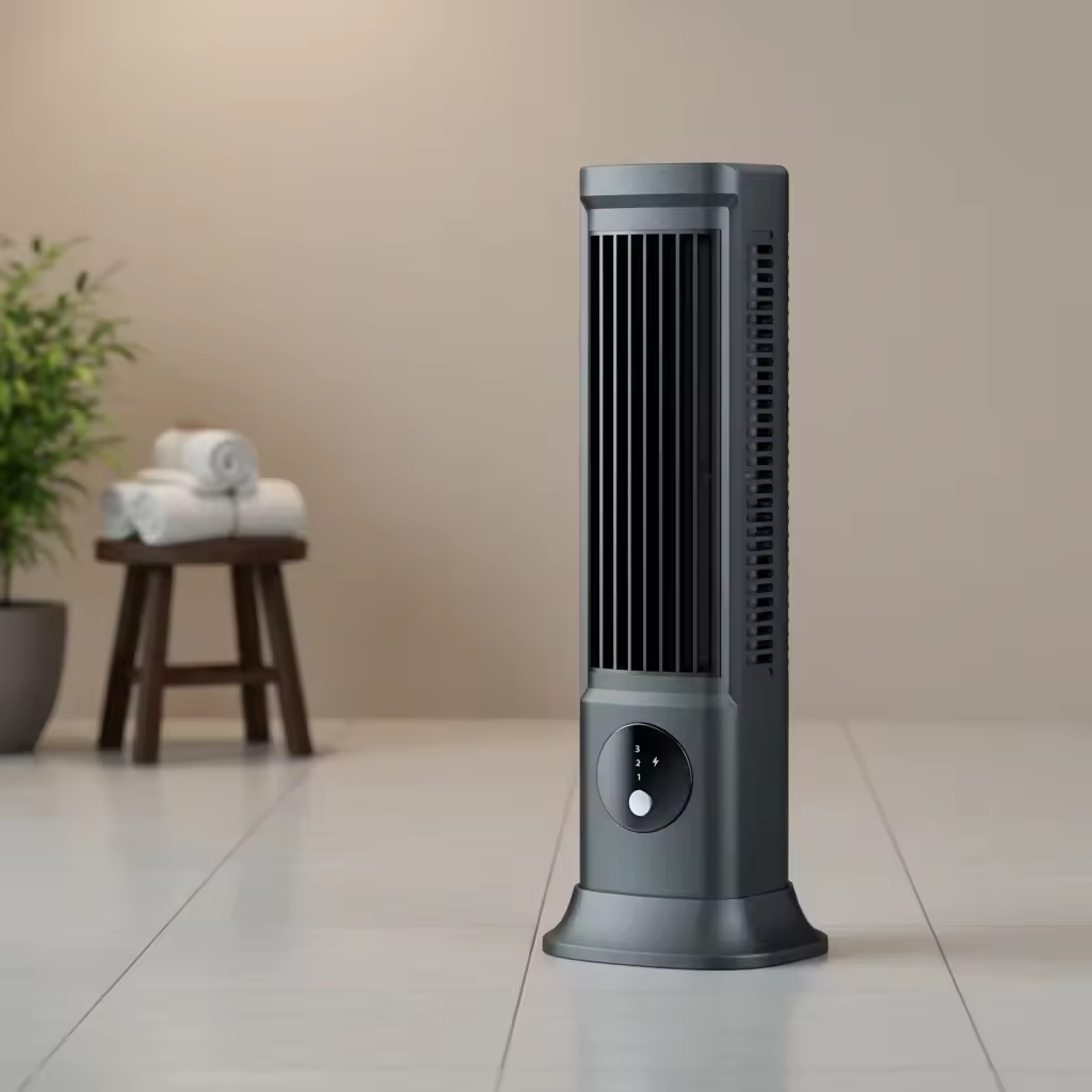 Portable Rechargeable Desk Fan with USB Power and 3 Speeds