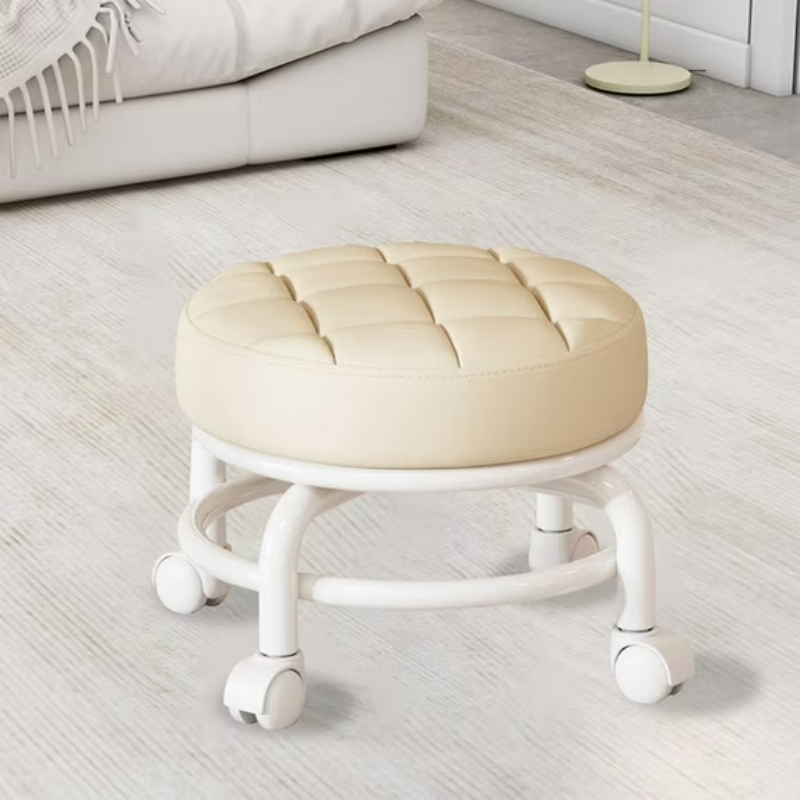 Versatile Kids' Rolling Stool for Easy Shoe Changes