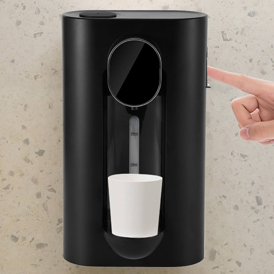 Touchless Wall-Mounted Mouthwash Dispenser for Modern Bathrooms