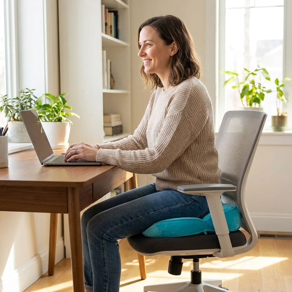 Ergonomic Memory Foam Seat Cushion for Ultimate Comfort