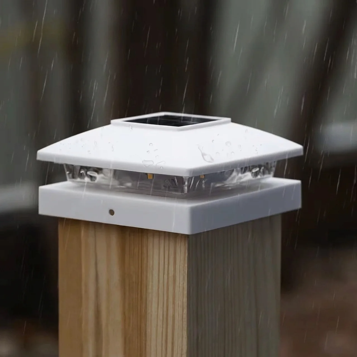 Weatherproof Solar Fence Cap Lights for Outdoor Spaces