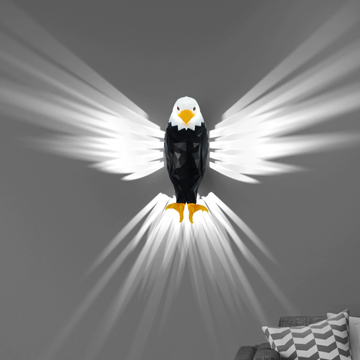 Stylish Eagle-Shaped LED Magnetic Wall Lamp