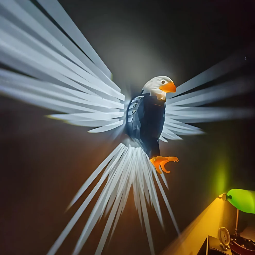 Stylish Eagle-Shaped LED Magnetic Wall Lamp