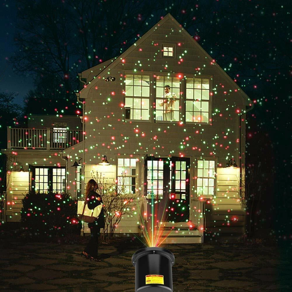 Vibrant Outdoor Laser Light Show Projector for Celebrations