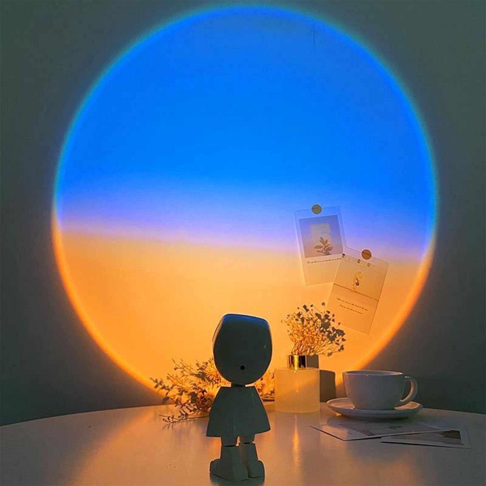Vibrant Horizon Projector with Touch Control and Versatile Lighting