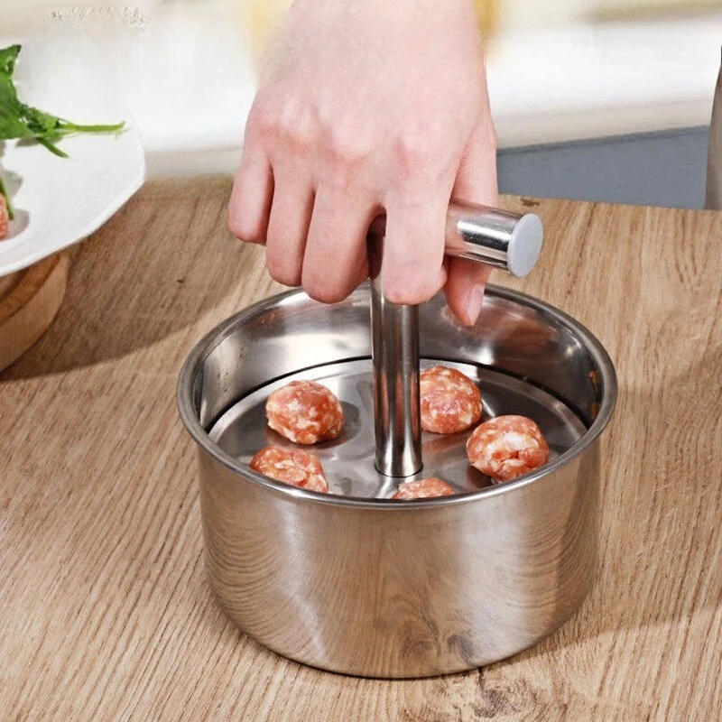 Perfectly Shaped Meatball Maker - Stainless Steel Mold