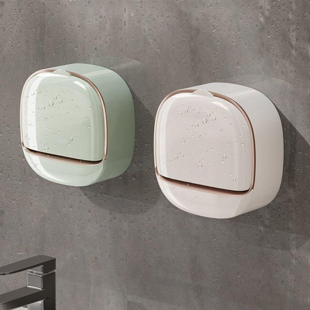 Stylish Wall-Mounted Soap Holder with Drainage System