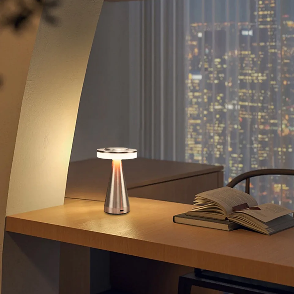 Portable Rechargeable Touch-Control LED Desk Lamp