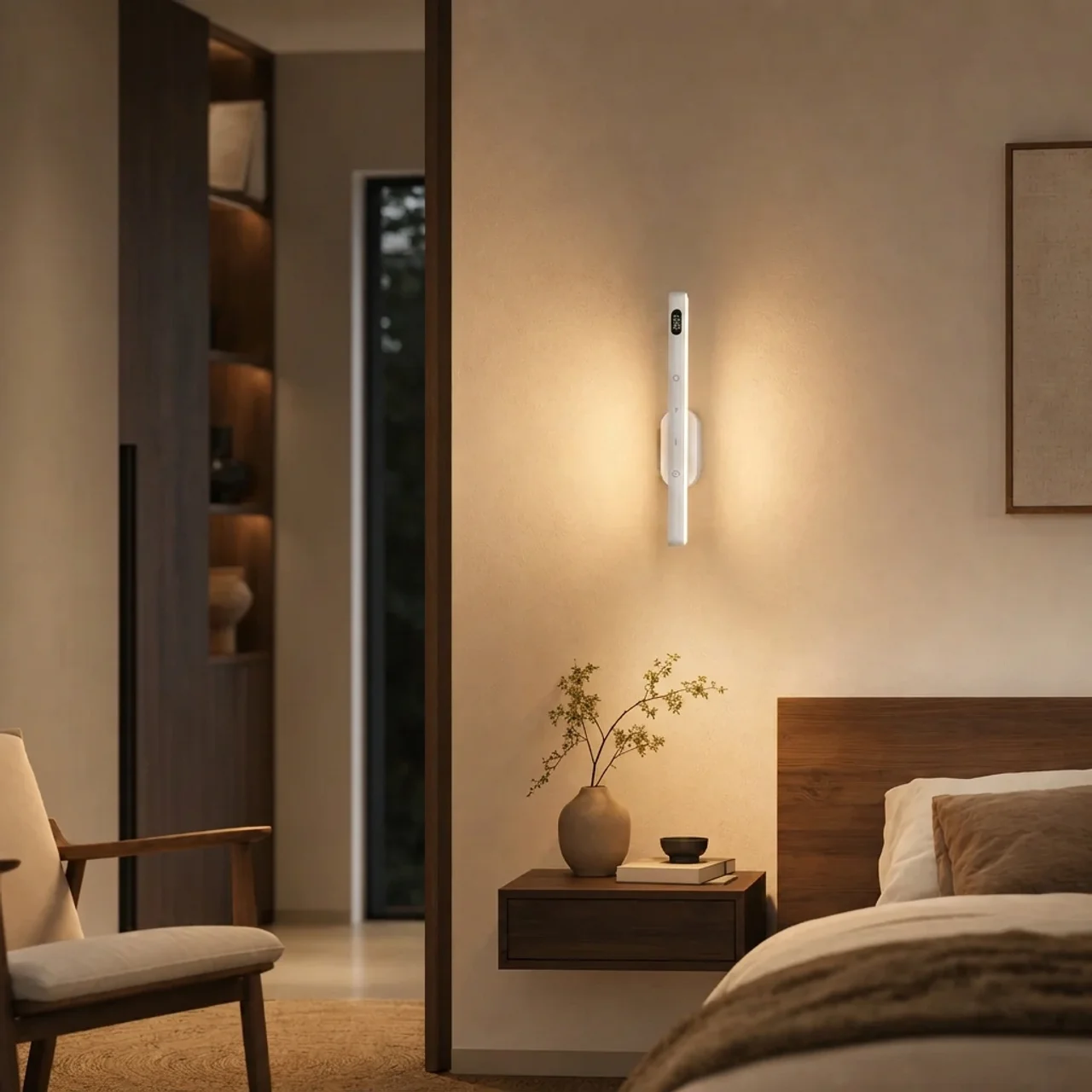 Versatile Touch-Controlled LED Light with Magnetic Mounting