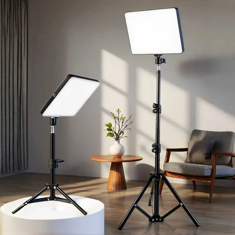 Versatile Photography Lighting Stand with Adjustable Height