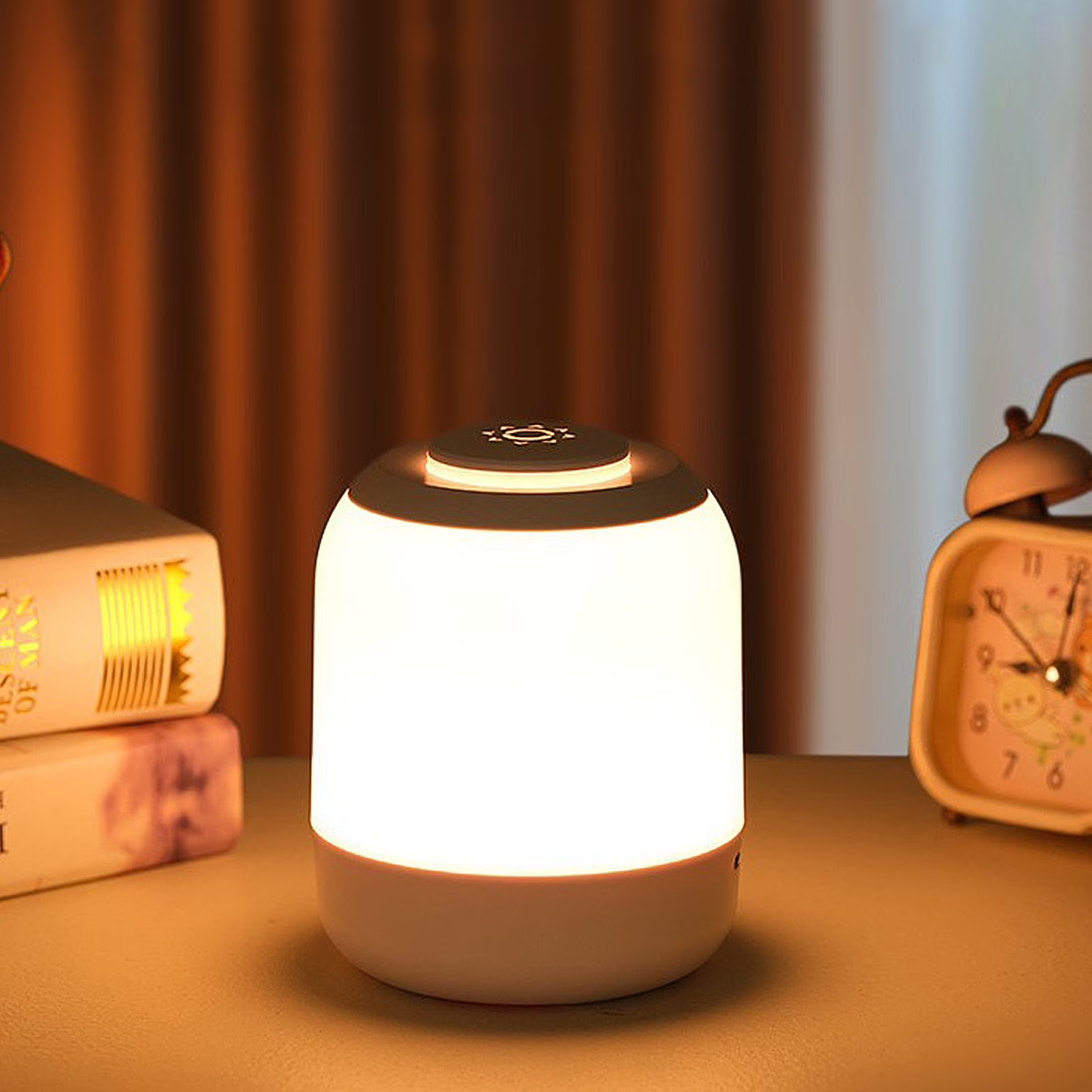 Compact Touch-Control LED Desk Lamp for Anywhere Use