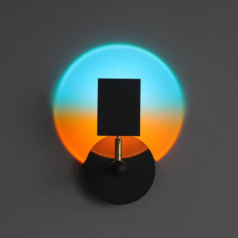 Stylish LED Wall Light with Gradient Glow for Indoor Spaces