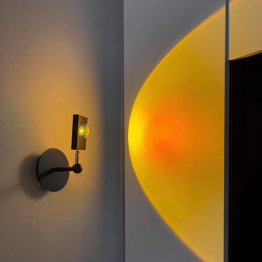 Stylish LED Wall Light with Gradient Glow for Indoor Spaces