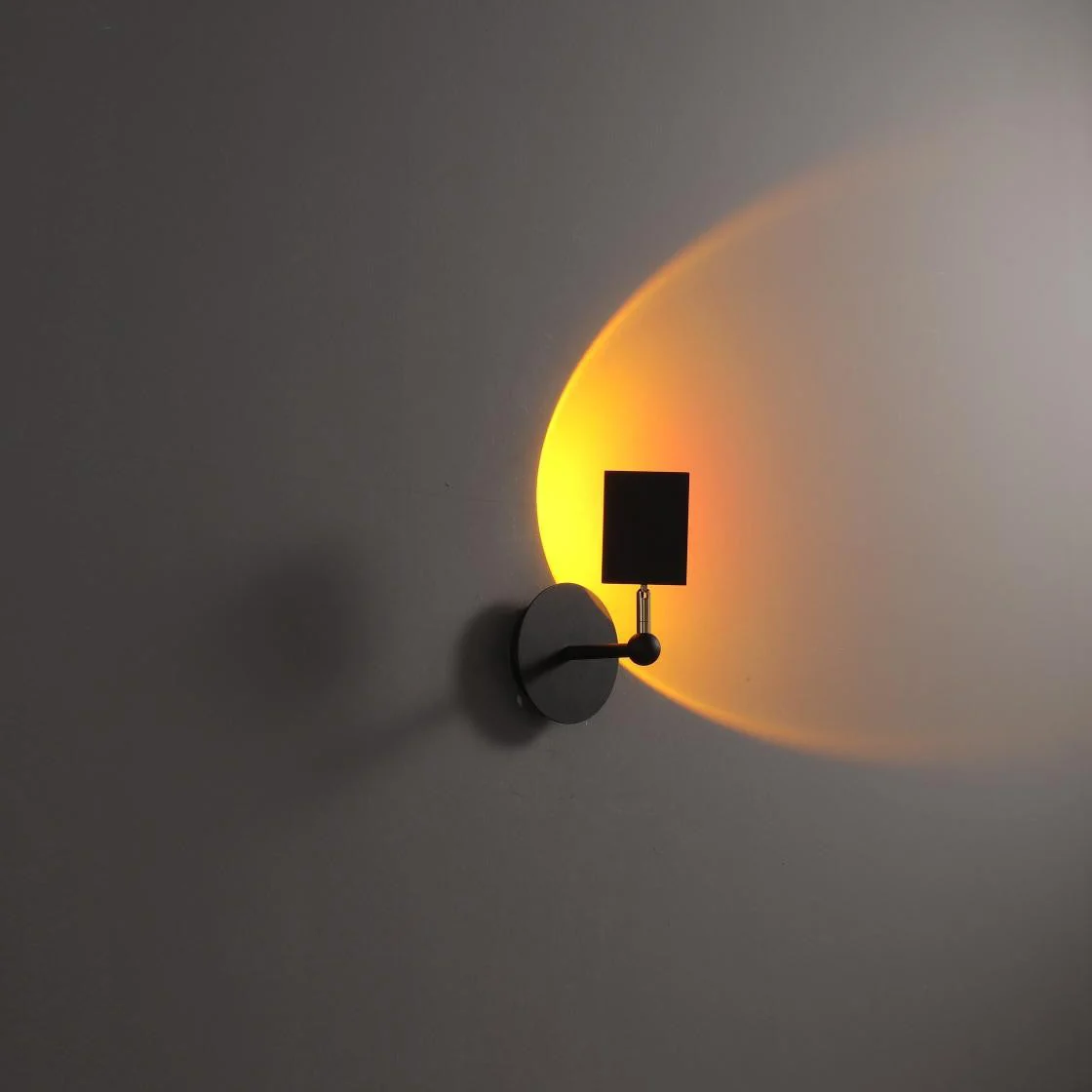 Stylish LED Wall Light with Gradient Glow for Indoor Spaces