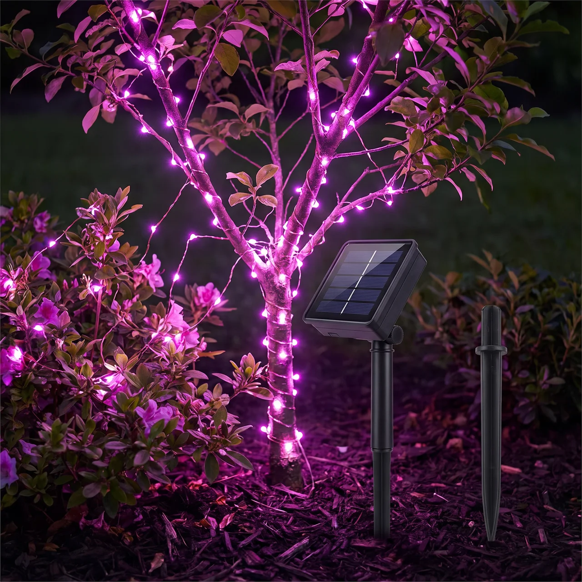Eco-Friendly Solar Fairy Lights with Flexible Design and Auto Sensor