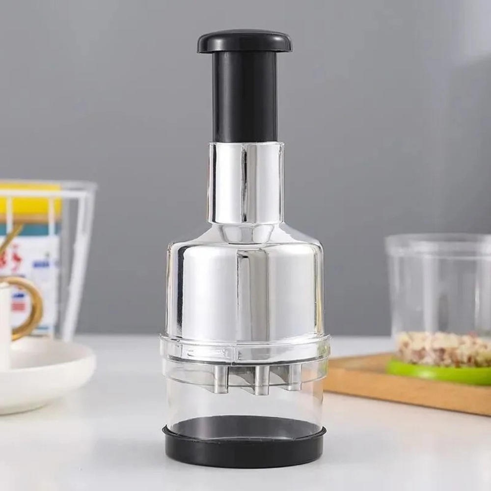 Effortless Garlic & Vegetable Chopper – Manual Prep Tool