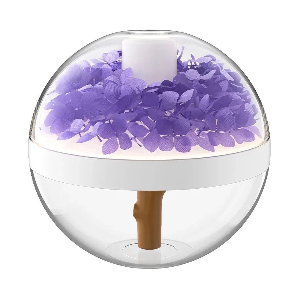 Floral Essence Rechargeable Humidifier with Soft Glow