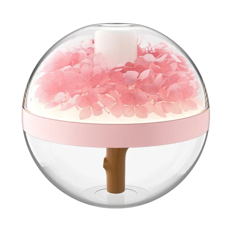 Floral Essence Rechargeable Humidifier with Soft Glow