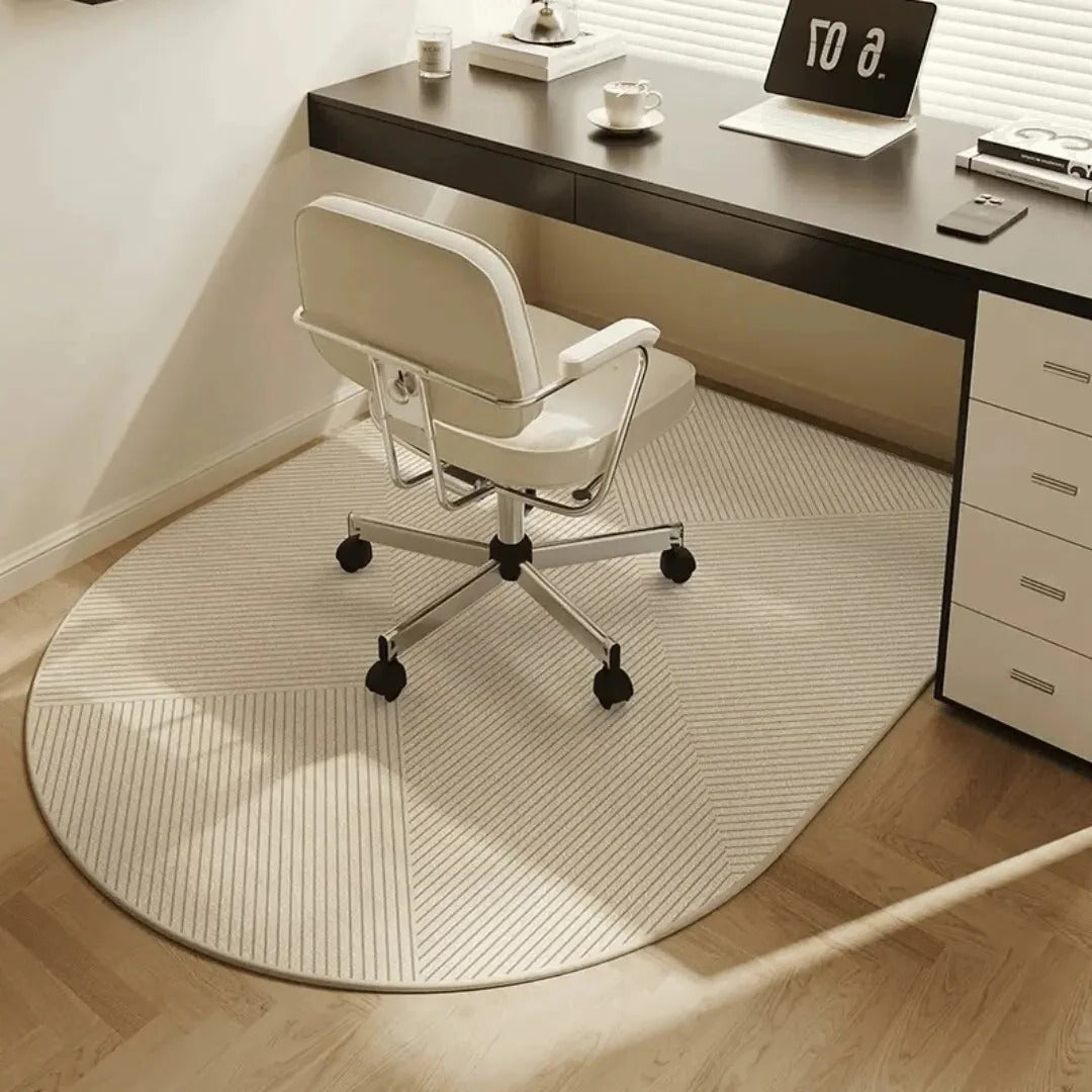 Elegant Office Chair Mat for Floor Defense