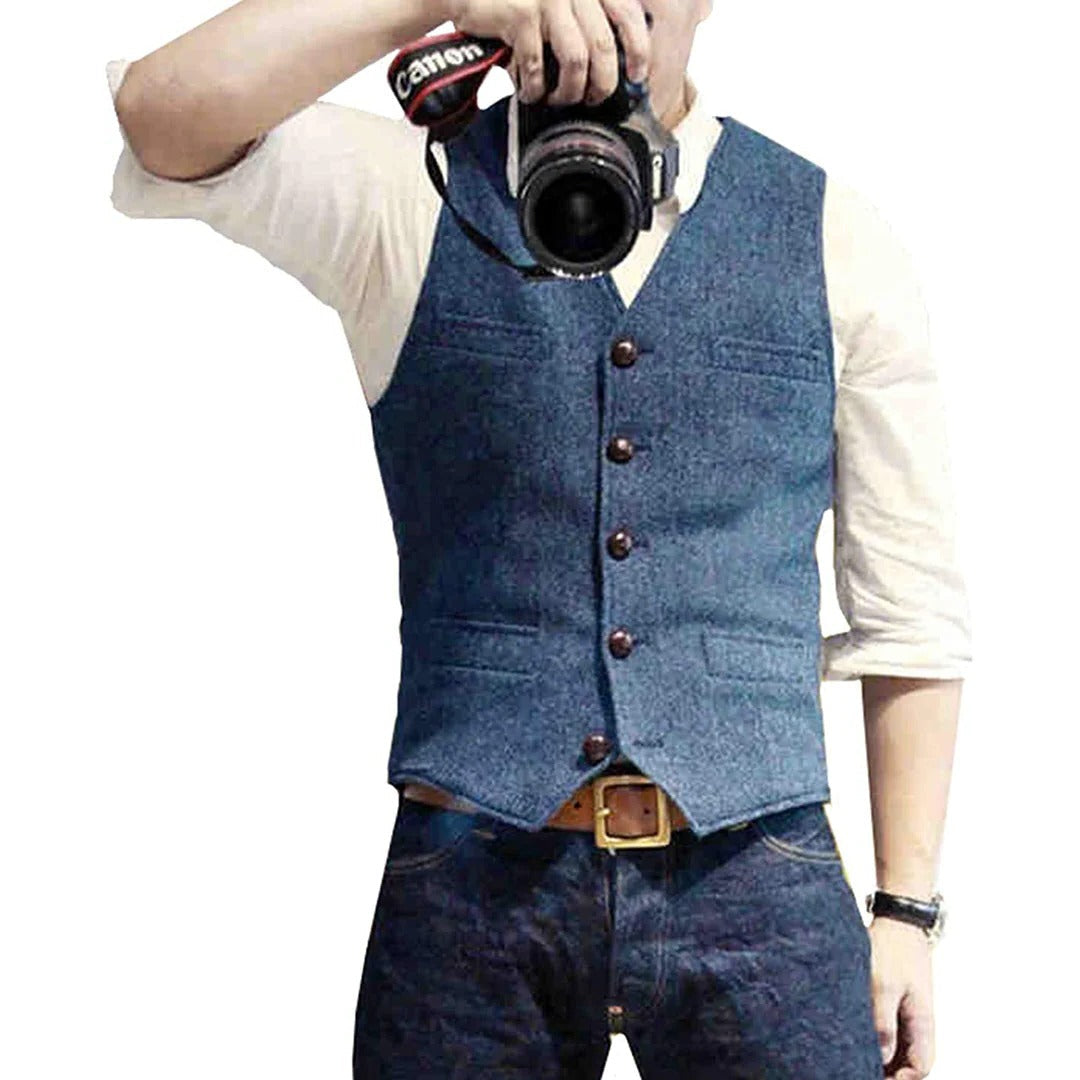 Chic Men's Layered Vest for Every Occasion