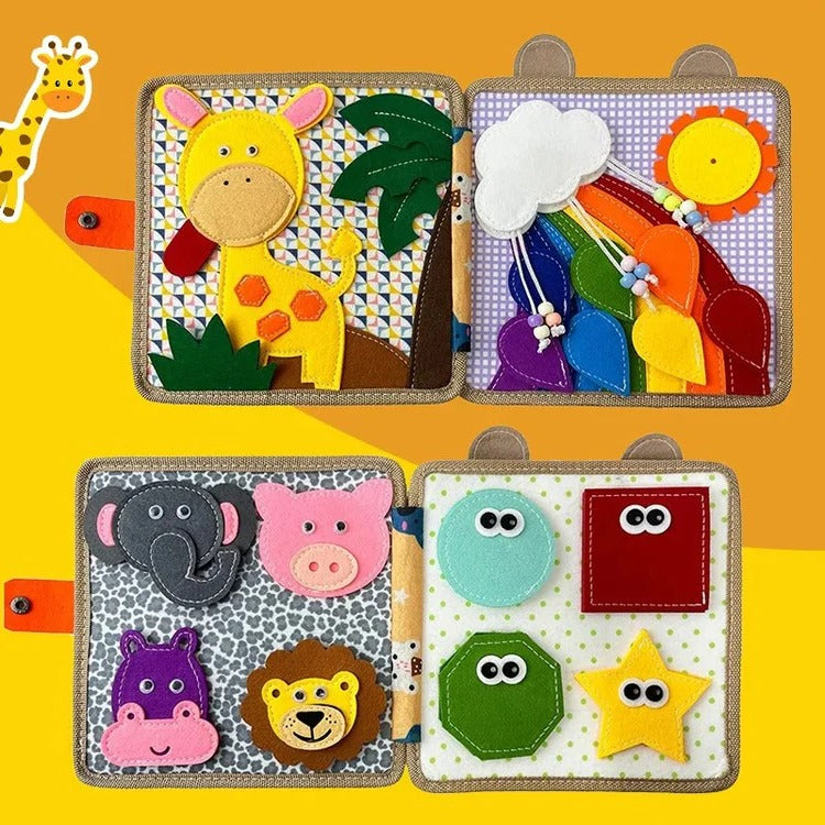 Interactive Sensory Learning Book for Toddlers