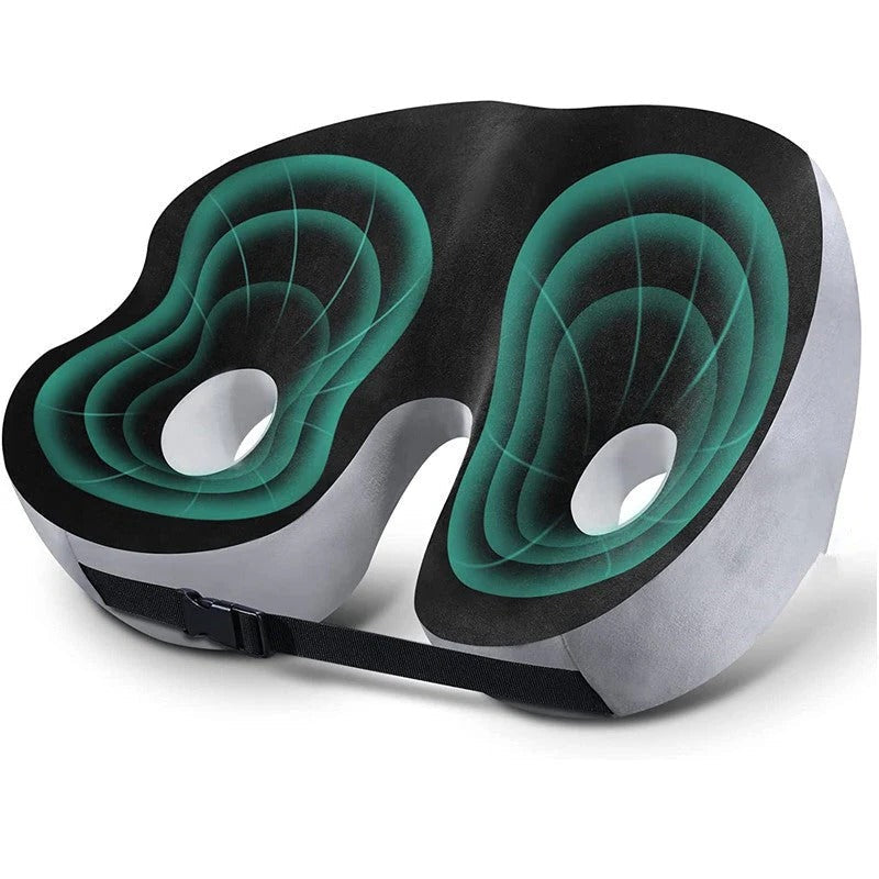 ComfortFit Adjustable Seat Cushion for Pain Relief