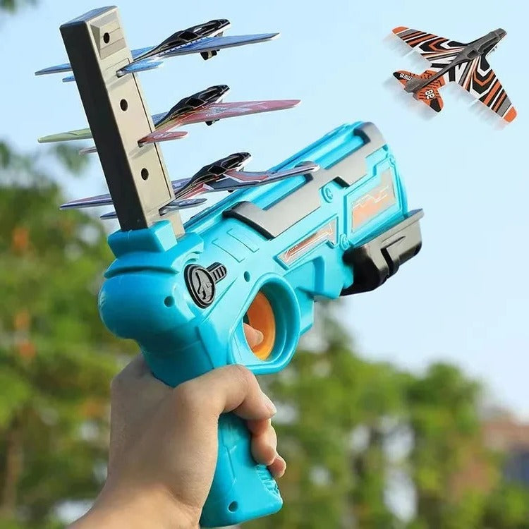 SkySlinger Manual Airplane Launcher – Effortless Glider for All Play Areas