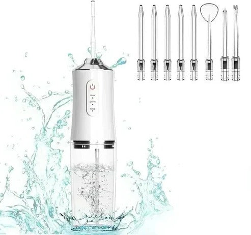AquaPulse Cordless Water Irrigator – Rechargeable Flosser with 30-110 PSI Pressure Settings