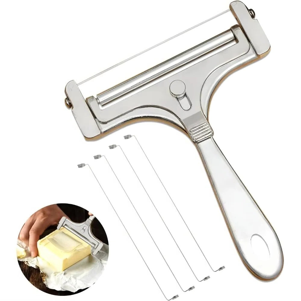 VersaSlice Adjustable Cheese Cutter – Precision Wire Slicing Tool