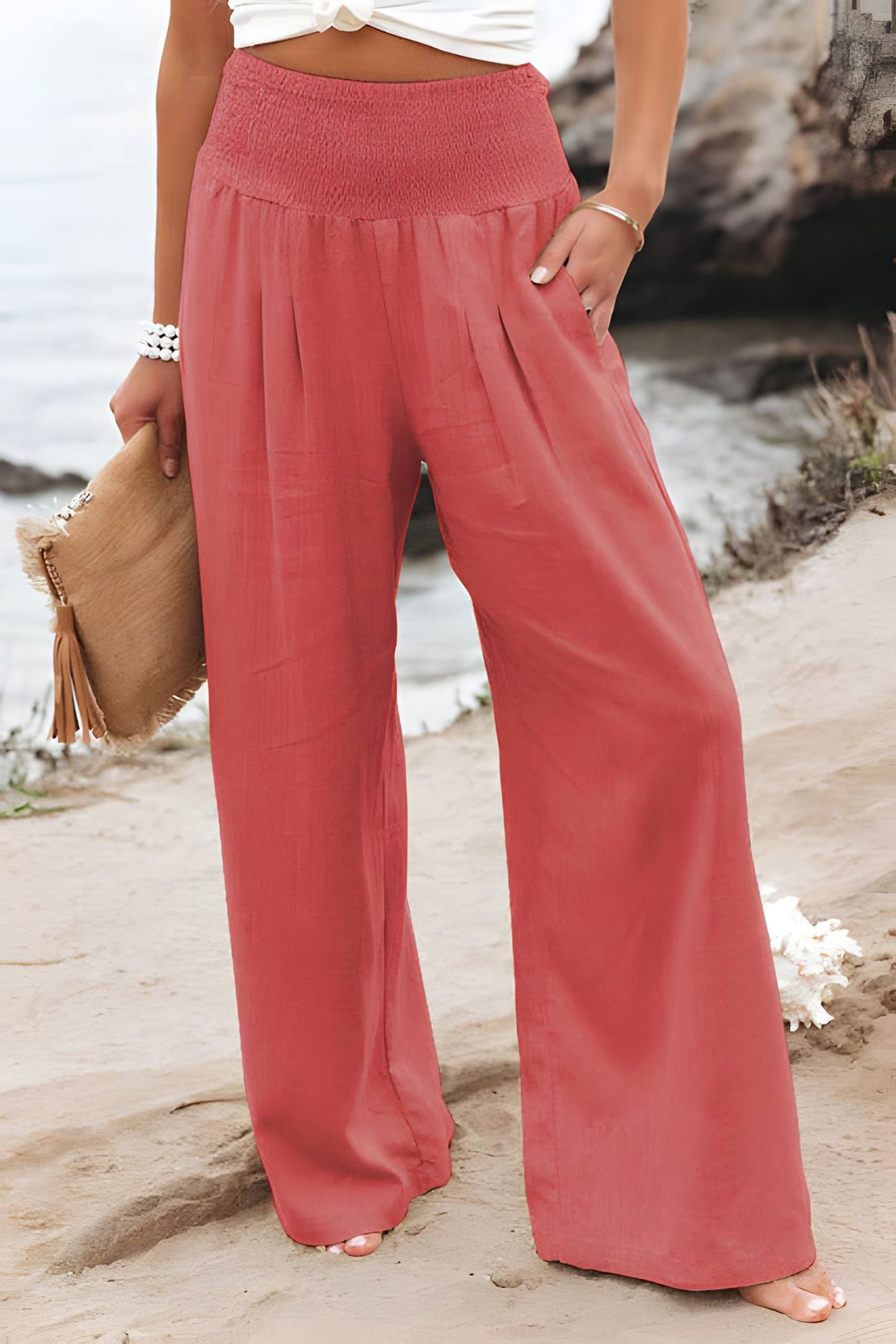 Chic and Versatile High-Waisted Trousers for Women