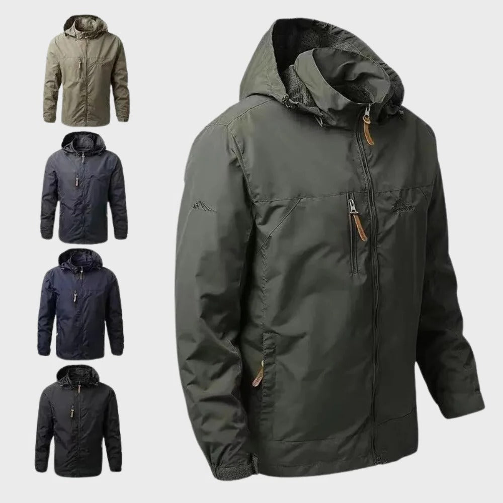 Men's All-Weather Protective Hooded Jacket