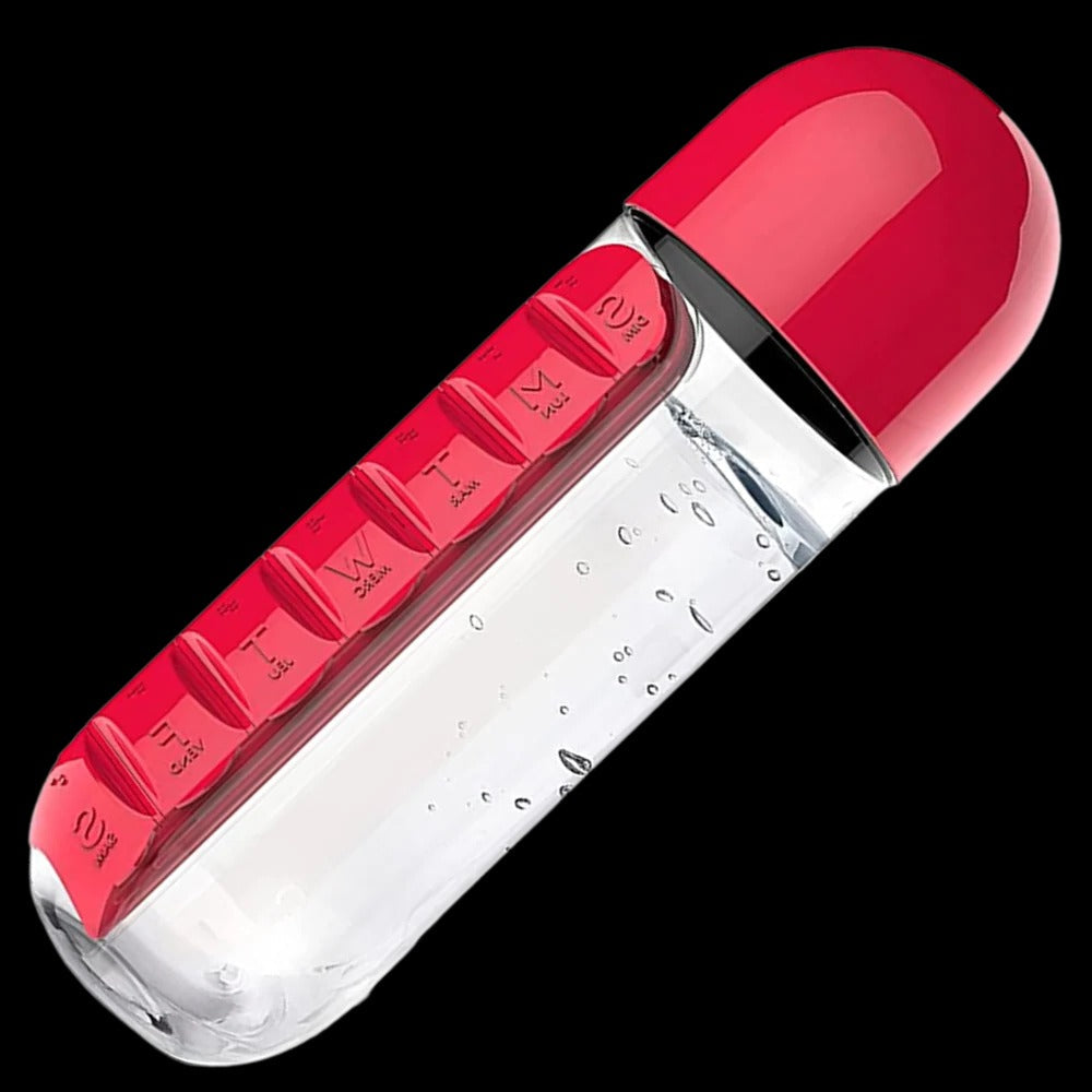 Hydration Companion with Medication Organizer