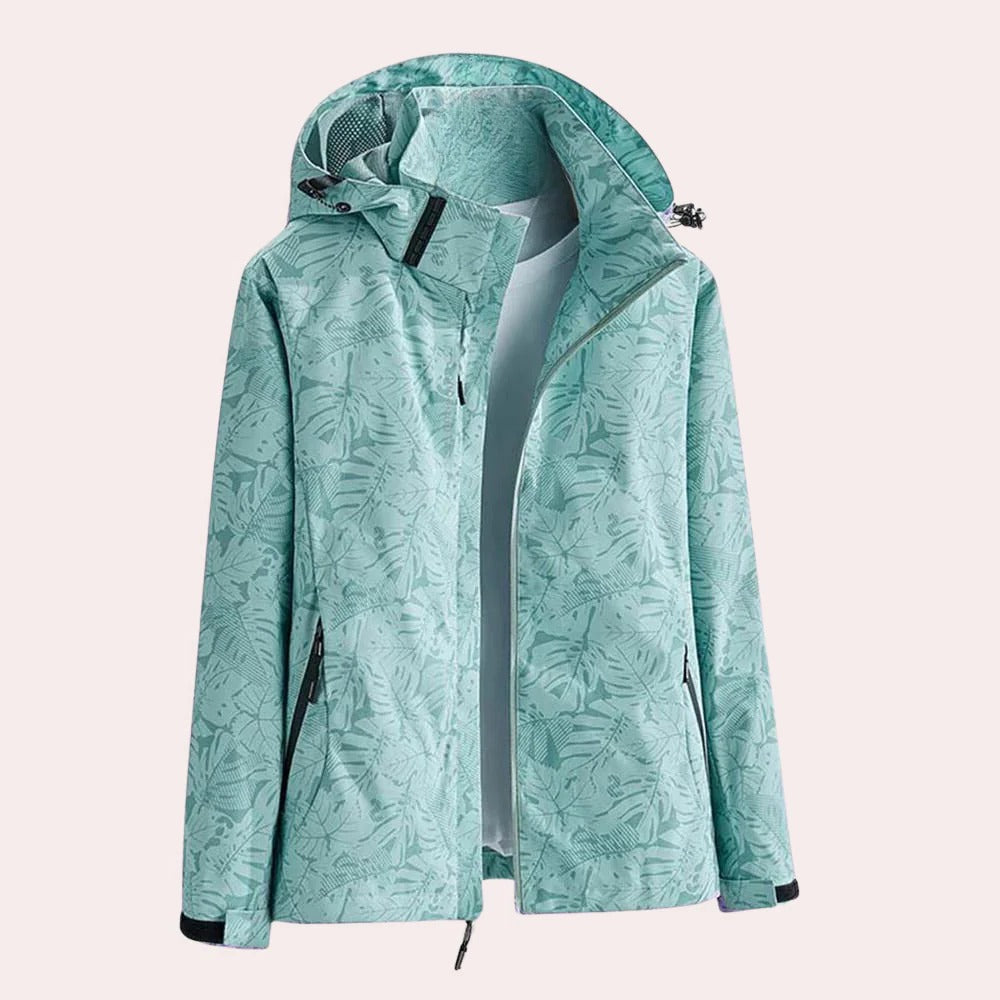 Versatile Women's Jacket with Removable Hood