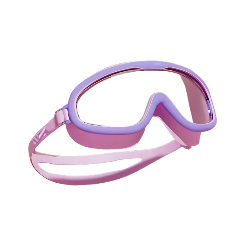 Youth Swim Goggles with Anti-Fog Technology and Wide Lens