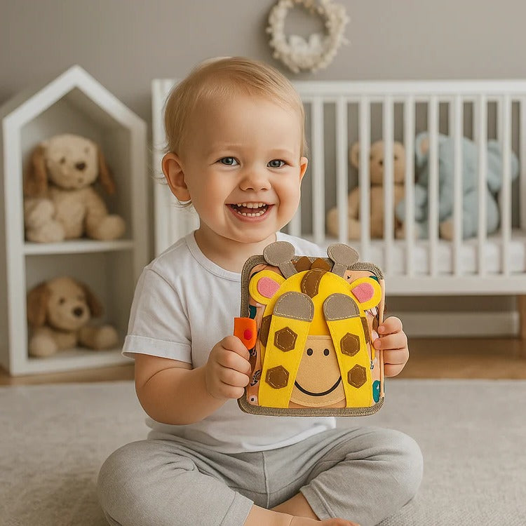 Interactive Sensory Learning Book for Toddlers