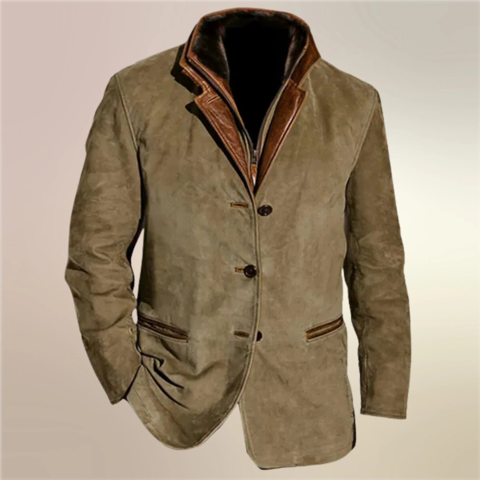 Classic Suede Jacket for Men