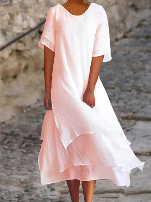 Elevated Comfort: Dual-Layer Cotton and Linen Blend