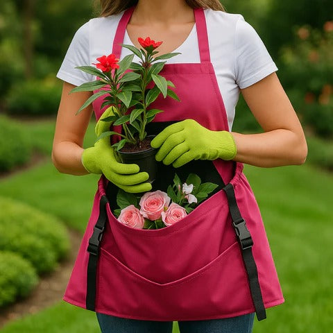 Multi-Functional Outdoor Apron with Quick-Release Pouch