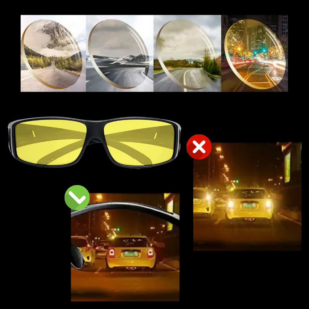 Enhanced Night Vision Driving Glasses for Safer Journeys