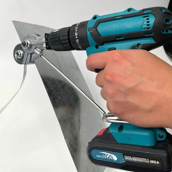 Transform Your Drill into a Powerful Metal Cutting Tool