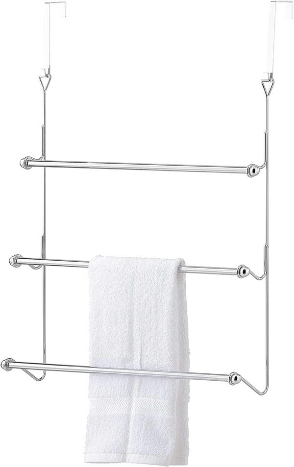 Space-Saving Over-Door Towel Organizer for Your Bathroom