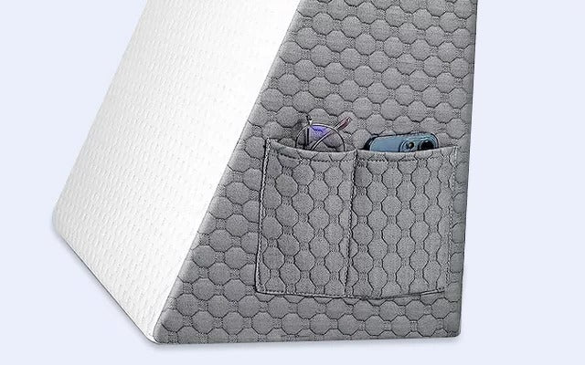 Ergonomic Memory Foam Triangle Pillow for Restful Sleep