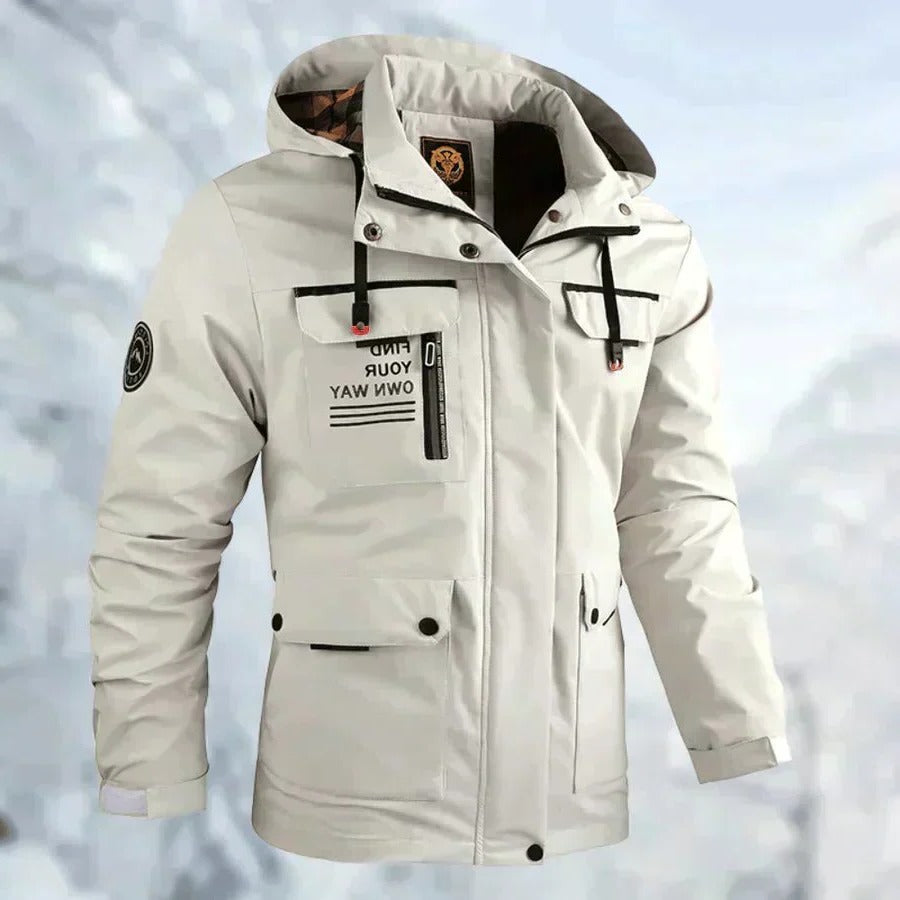 Men's Versatile Outdoor Jacket: Windproof & Waterproof